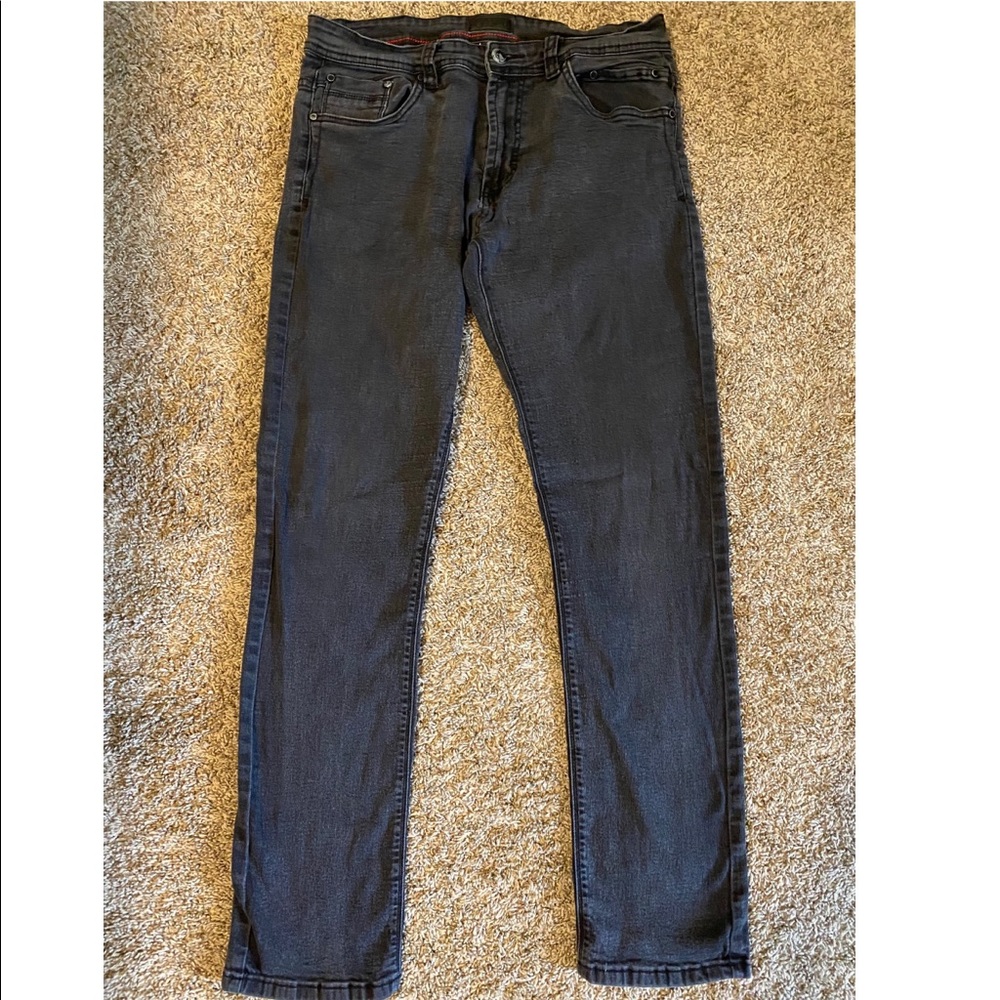 Men’s faded black jeans